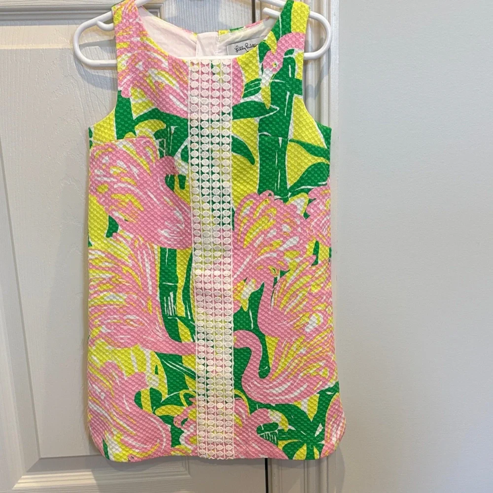 Lilly Pulitzer for Target Vibrant Pink and Green Dress - Picture 1 of 6